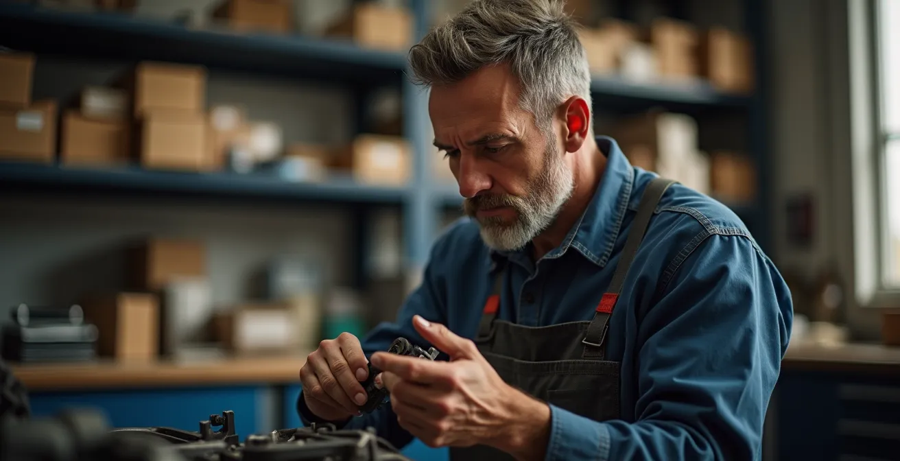 Moderne freie Werkstatt mit professionellem Teilemanagement und Originalersatzteilen